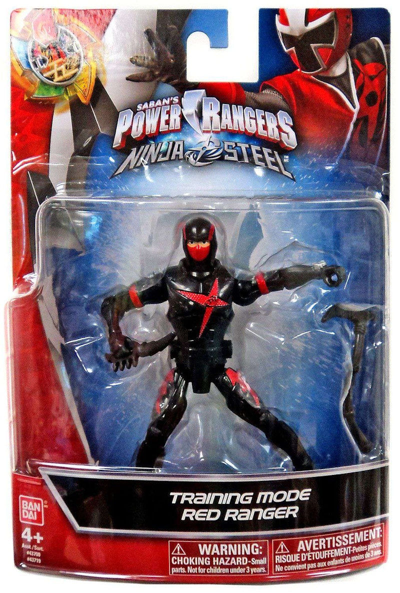 Bandai America Power Rangers Ninja Steel Training Mode Red Ranger Action Figure