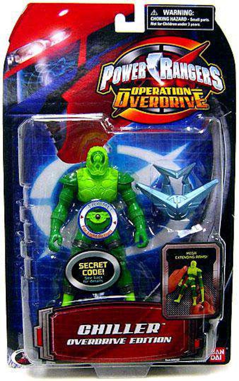 Bandai America Power Rangers Operation Overdrive Chiller Overdrive Edition Action Figure