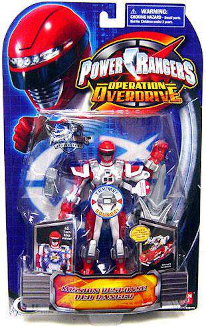 Bandai America Power Rangers Operation Overdrive Mission Response Red Ranger Action Figure