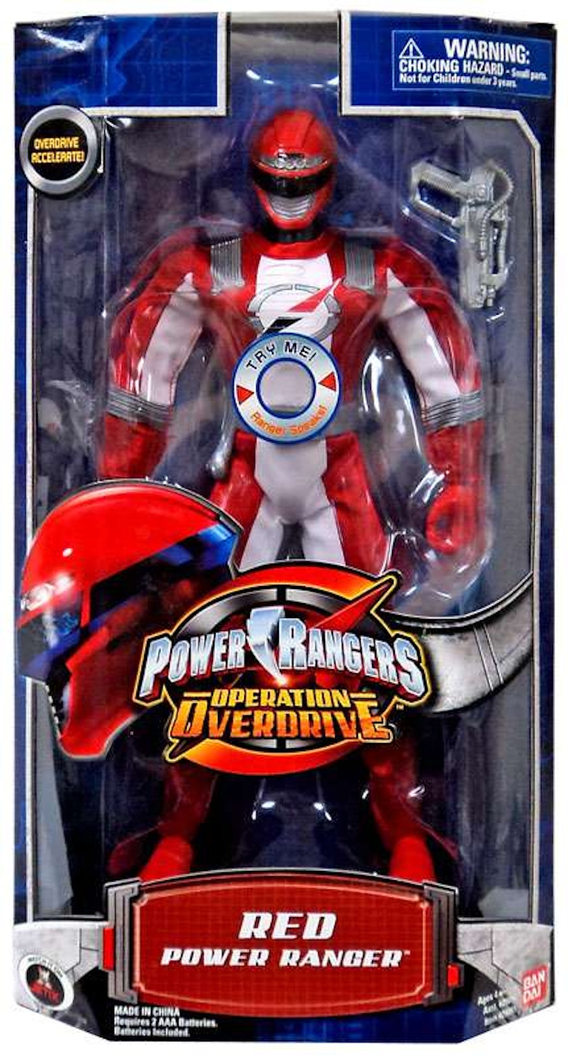 Bandai America Power Rangers Operation Overdrive Red Power Ranger Deluxe Action Figure