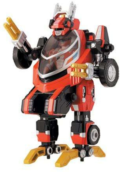 Bandai America Power Rangers Operation Overdrive Red Transtek Armor Machine Action Figure Set