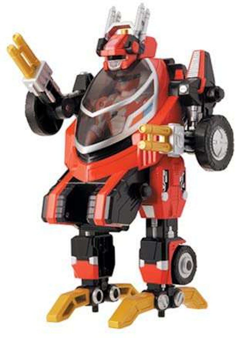 Bandai America Power Rangers Operation Overdrive Red Transtek Armor Machine Action Figure Set