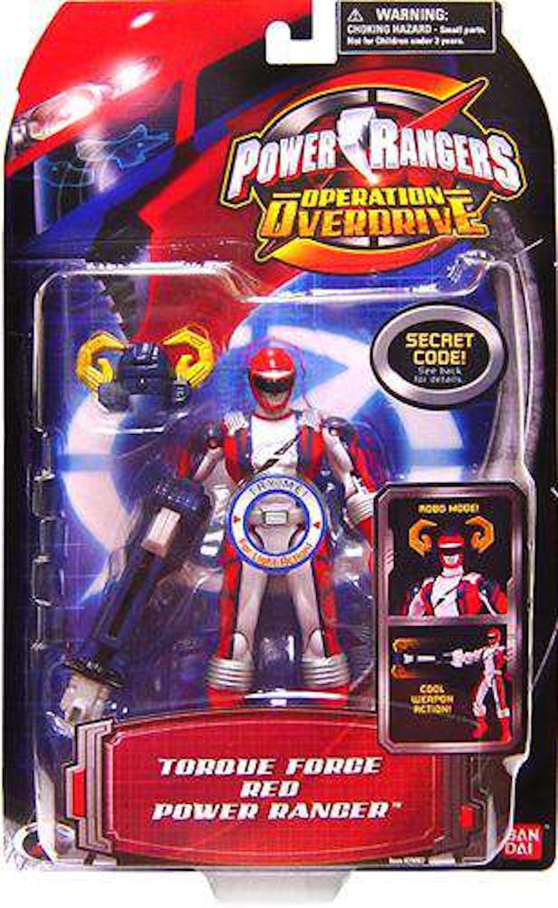 Bandai America Power Rangers Operation Overdrive Torque Force Red Power Ranger Action Figure