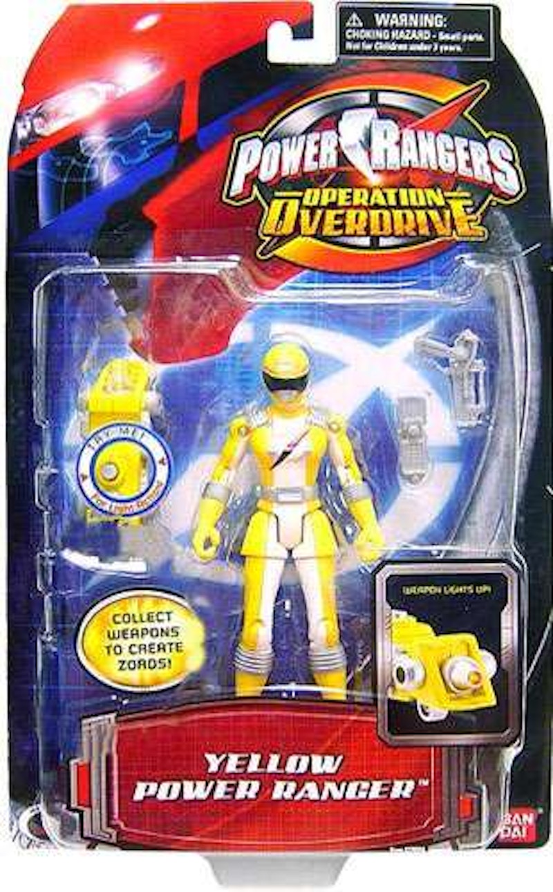 Bandai America Power Rangers Operation Overdrive Yellow Power Ranger Action Figure