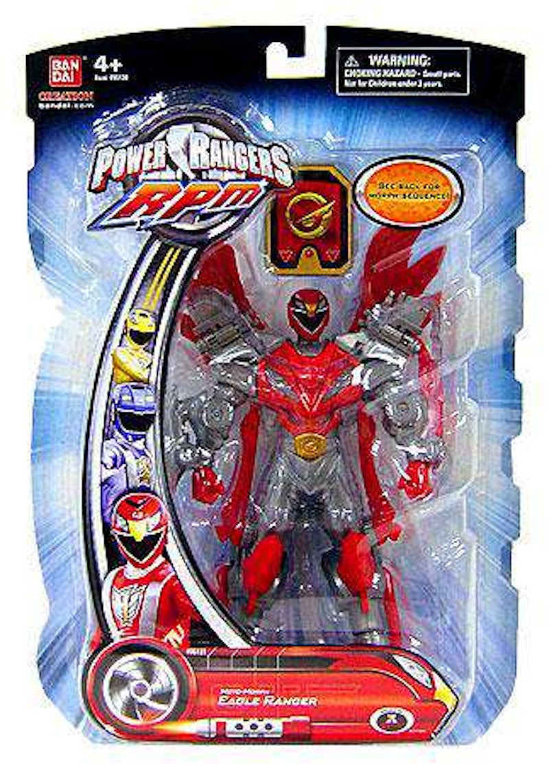 Bandai America Power Rangers RPM Moto Morph Eagle Ranger Action Figure
