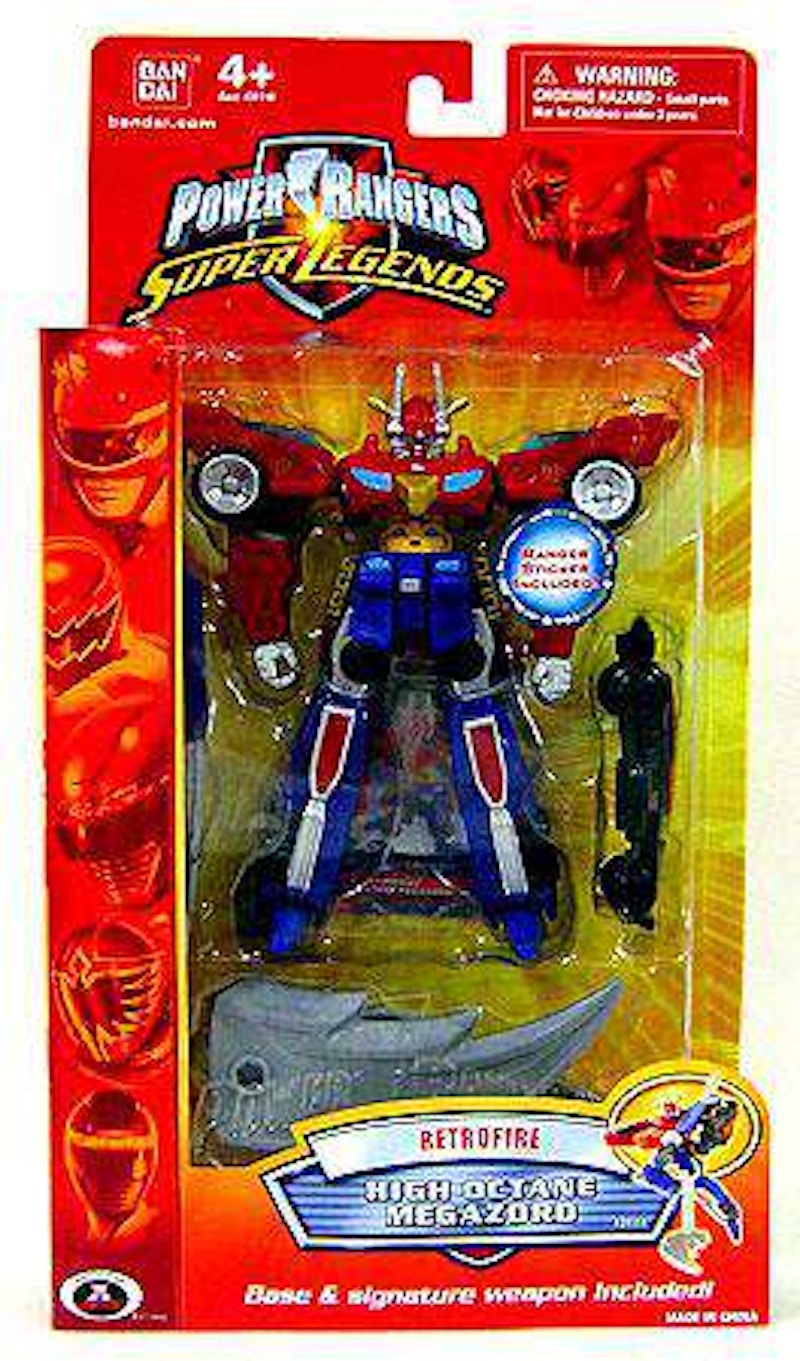 Bandai America Power Rangers Retrofire Series High Octane MegaZord Action Figure