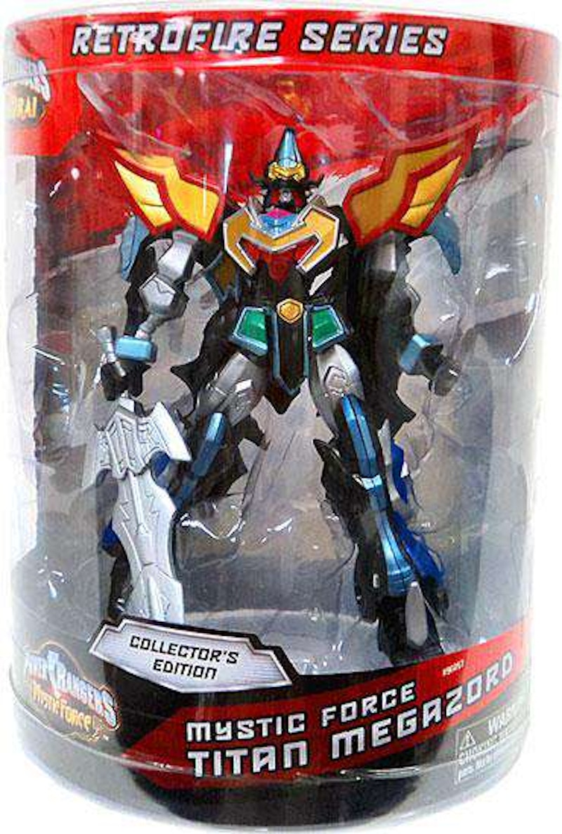 Bandai America Power Rangers Retrofire Series Mystic Force Titan Megazord Action Figure