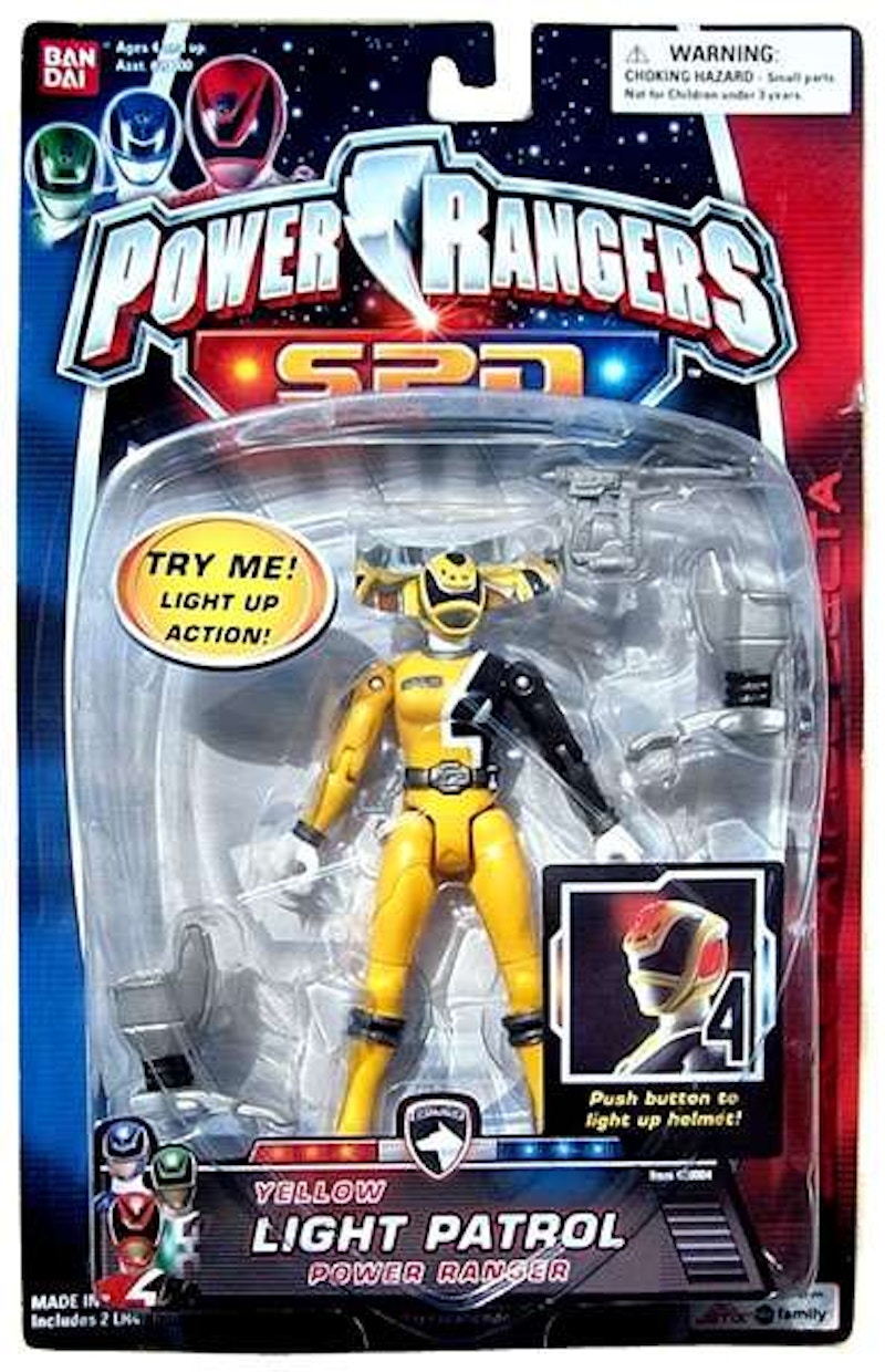 Bandai America Power Rangers SPD Yellow Light Patrol Power Ranger Action Figure