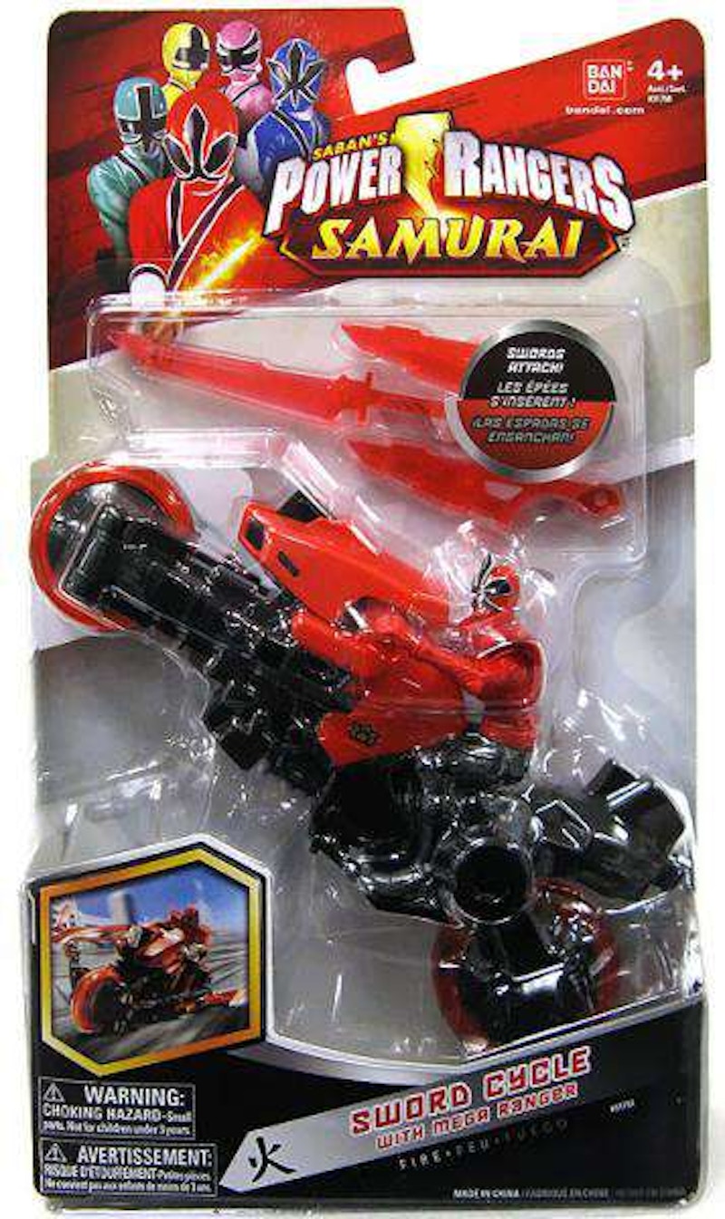 Bandai America Power Rangers Samurai Fire Sword Cycle with Mega Ranger Action Figure