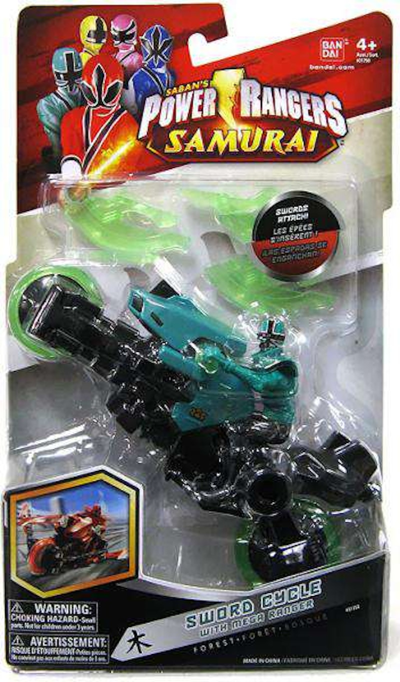 Bandai America Power Rangers Samurai Forest Sword Cycle with Mega Ranger Action Figure