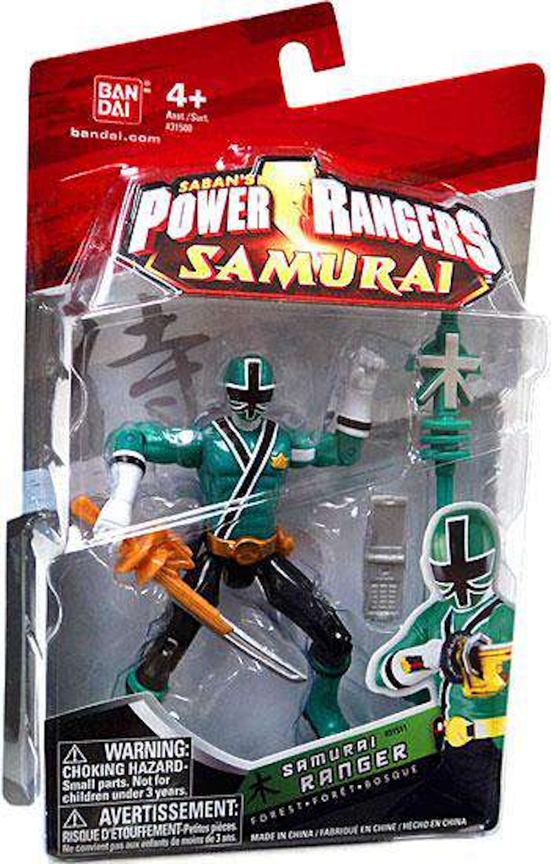 Bandai America Power Rangers Samurai Ranger Forest Action Figure