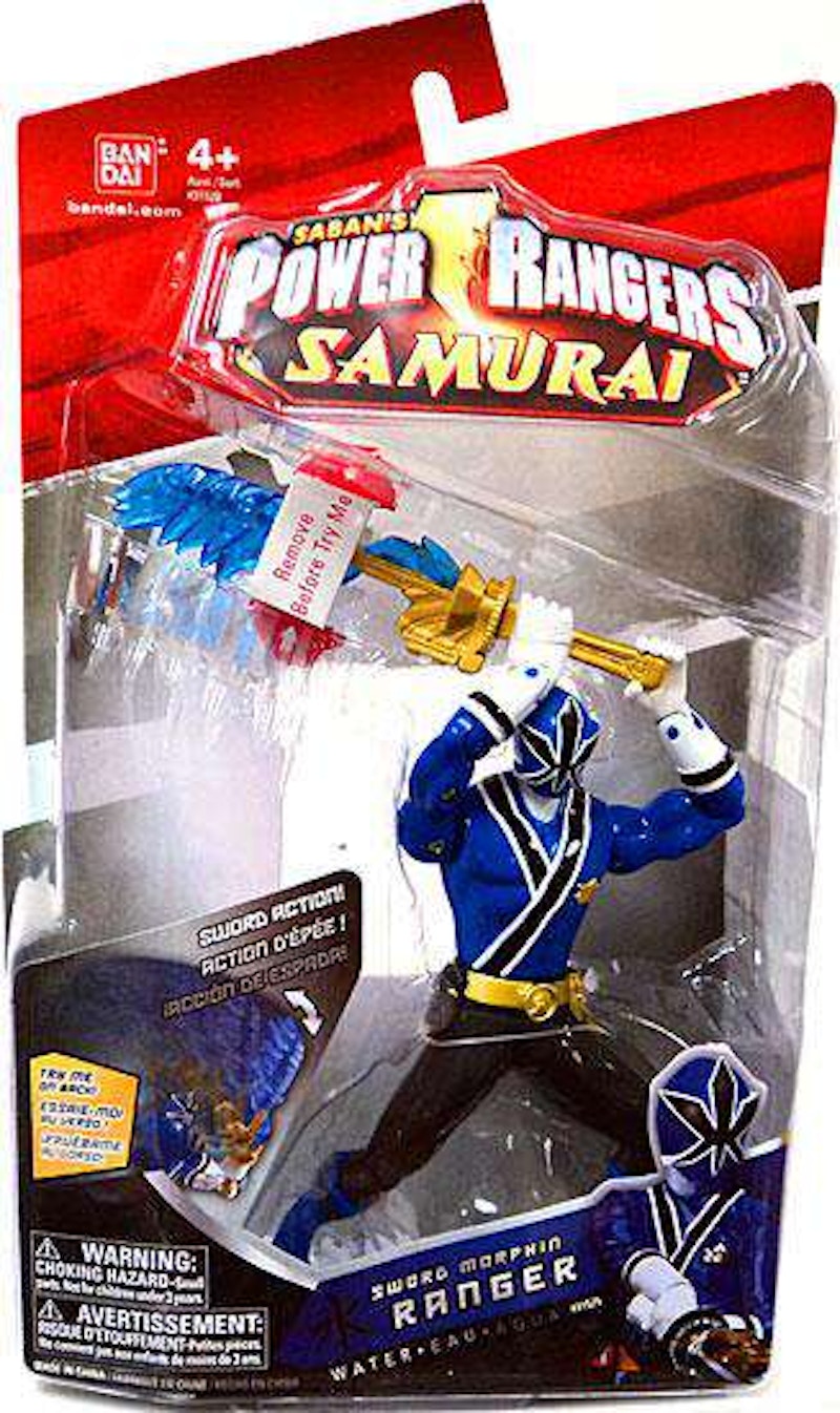 Bandai America Power Rangers Samurai Sword Morphin Ranger Water Action Figure