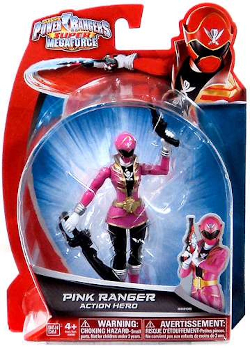 Bandai Power Rangers Super Megaforce Pink Ranger Action Hero Action Figure