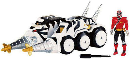 Bandai America Power Rangers Super Samurai Tiger Tank with Samurai Ranger Fire Action Figure Set