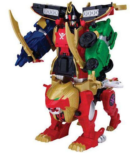 Bandai Power Rangers Zord Builder Wild Force Red Lion Action Figure Set
