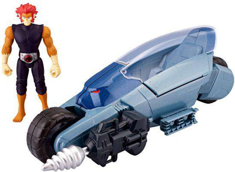 Bandai America Thundercats Thunder Lynx Basic ThunderRacer Red Hair Vehicle Action Figure