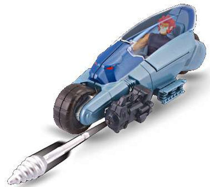 Bandai America Thundercats Thunder Lynx Basic ThunderRacer Red Hair Vehicle Action Figure