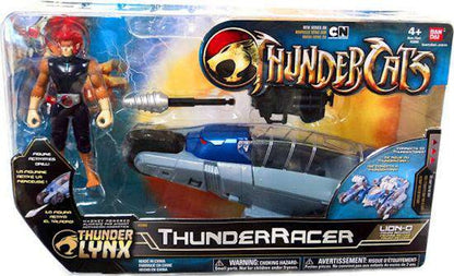 Bandai America Thundercats Thunder Lynx Basic ThunderRacer Red Hair Vehicle Action Figure