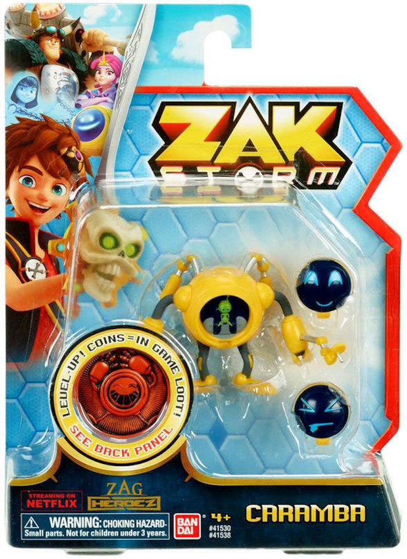 Bandai America Zag Heroez Zak Storm Caramba Action Figure