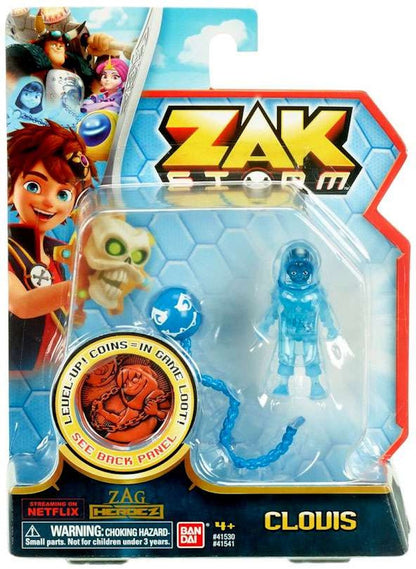 Bandai America Zag Heroez Zak Storm Clovis Action Figure