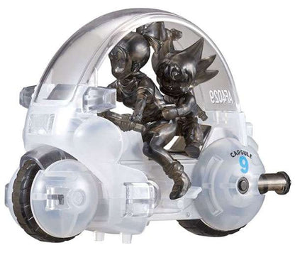 Bandai Dragon Ball Mecha Collection Dragon Ball Bulma's Capsule No.9 Motorcycle Clear SDCC 2018 San Diego Comic Con Exclusive PVC Figure