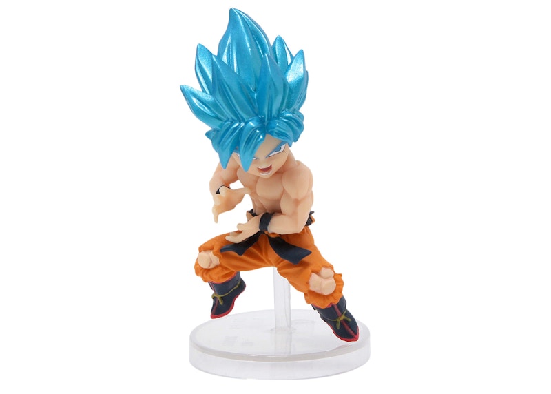 Bandai Dragon Ball Super Dragon Ball Adverge Motion 4 Super Saiyan God Super Saiyan Goku Action Figure Blue