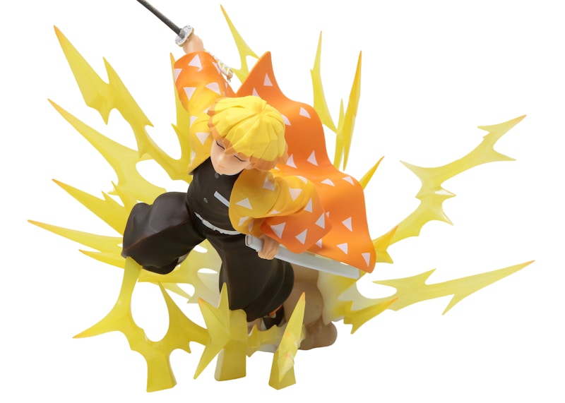 Bandai Figuarts Zero Demon Slayer Agatsuma Zenitsu Thunder Breathing Figure Action Figure Yellow