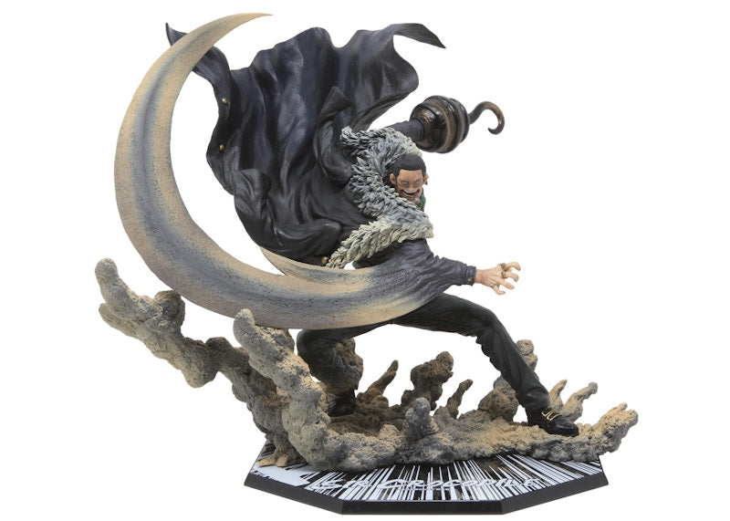 Bandai Figuarts Zero One Piece Extra Battle Sir Crocodile Paramount War Action Figure Black