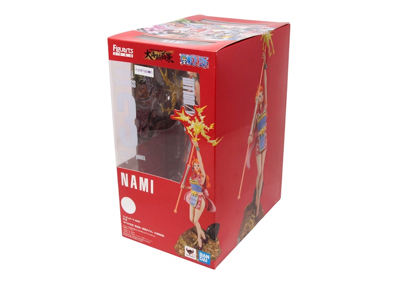 Bandai Figuarts Zero One Piece Nami Wt100 Commemorative Eiichiro Oda Illustration Daikaizoku Hyakkei Figure Pink
