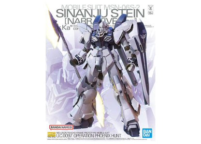 Bandai Gundam 1/100 MG MSN-06S-2 Sinanju Stein Ver.Ka (Narrative Ver.) Model Kit Figure (2024)