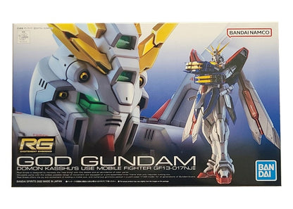 Bandai Gundam 1/144 RG God Gundam Model Kit Figure (2022)