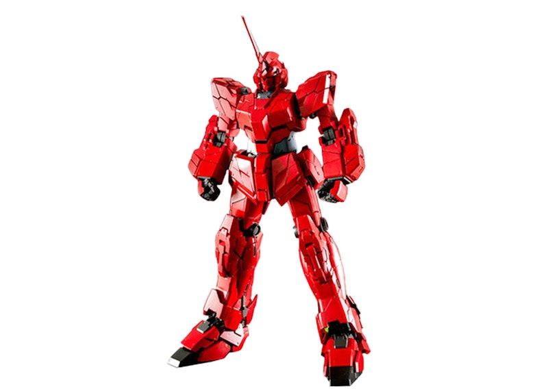 Bandai Gundam 1/60 PG RX-0 Unicorn Gundam Armed Armor De (China Red Ver) Model Kit Figure
