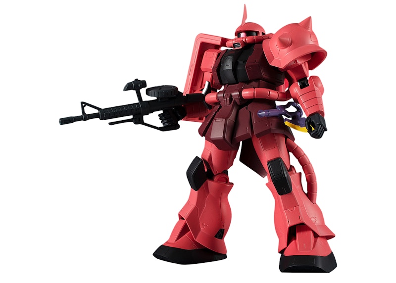 Bandai Gundam Universe Mobile Suit Gundam MS-06S Char's Zaku II Action Figure Pink