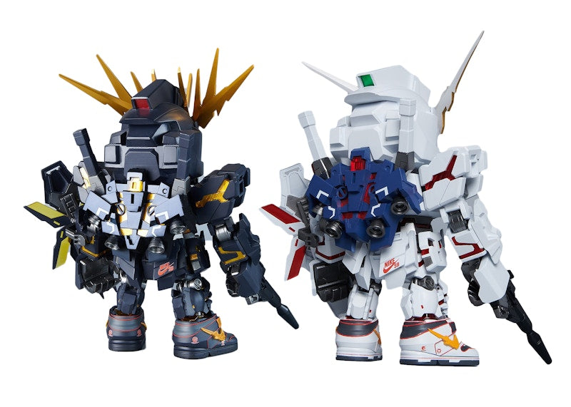 Bandai Gundam x Nike SB Unicorn Action Figure Set