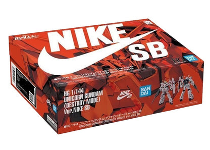 Bandai Gundam x Nike SB Unicorn (Destroy Mode) (1/144 Scale) HG Model Kit Action Figure