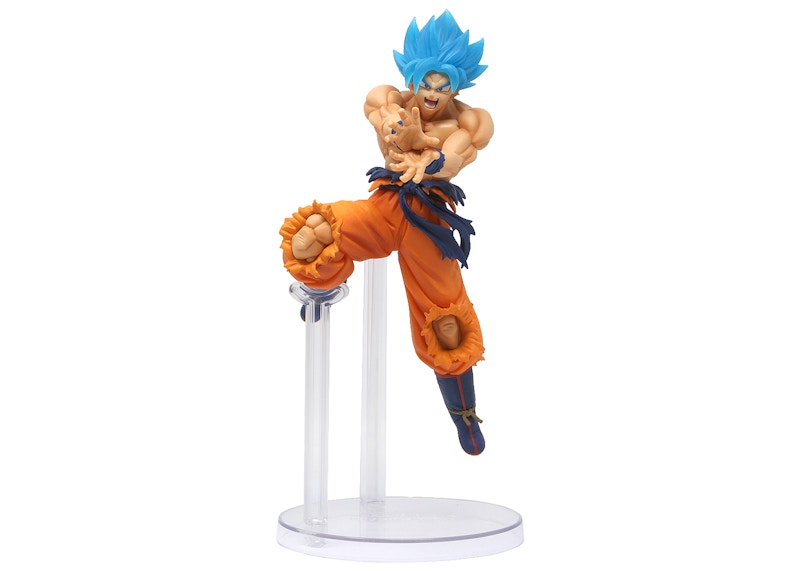 Bandai Ichiban Kuji Dragon Ball Super Saiyan God SS Son Goku Action Figure Blue