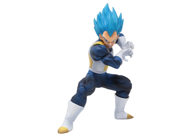 Bandai Ichiban Kuji Dragon Ball Super Saiyan God Super Saiyan Evolved Vegeta Ultimate Version Action Figure Blue