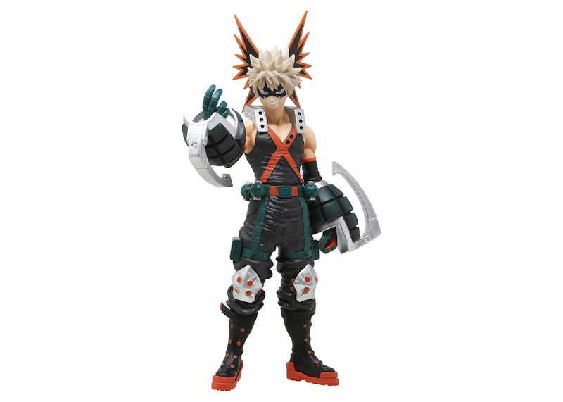 Bandai Ichiban Kuji My Hero Academia Fighting Heroes Featuring One's Justice Katsuki Bakugo Action Figure Black