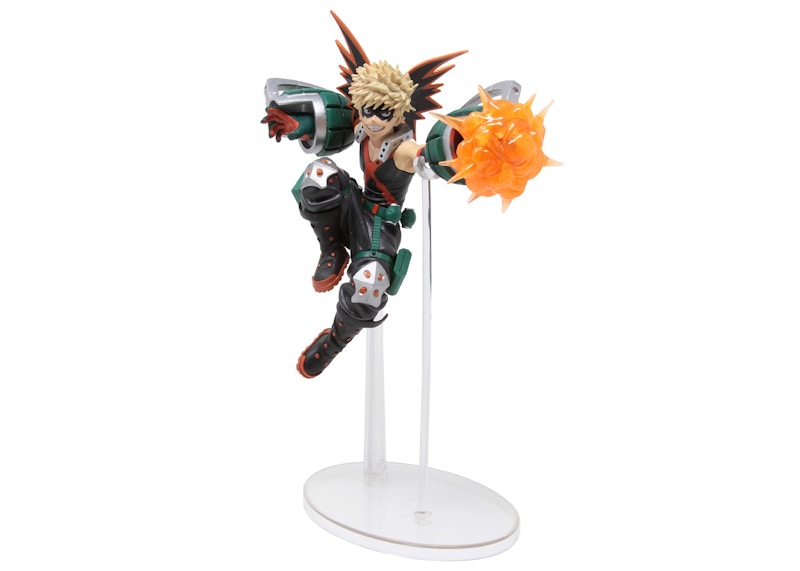 Bandai Ichiban Kuji My Hero Academia Next Generations! Feauring Smash Rising Katsuki Bakugo Action Figure Black