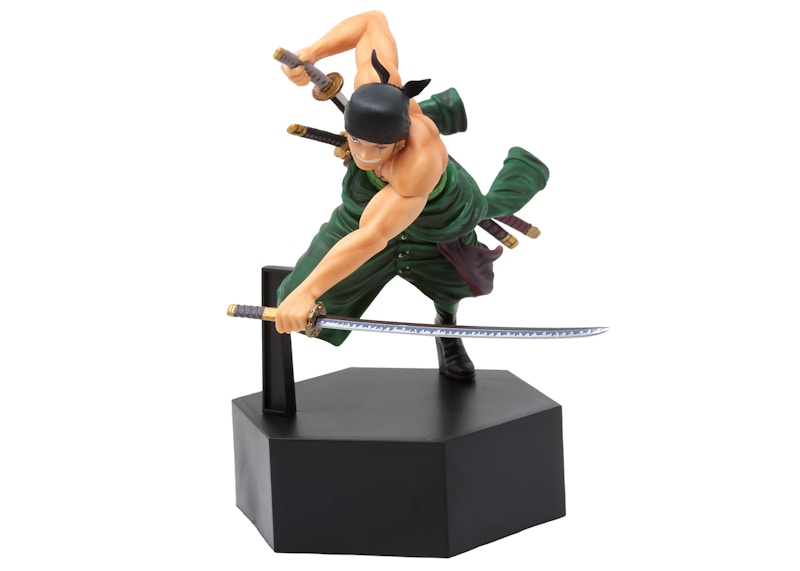 Bandai Ichiban Kuji One Piece Roronoa Zoro Battle Memories Action Figure Green