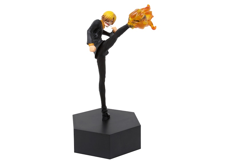 Bandai Ichiban Kuji One Piece Sanji Battle Memories Action Figure Black