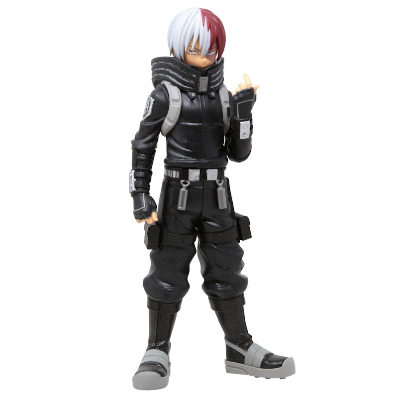 Bandai Ichibansho My Hero Academia World Heroes' Mission Shoto Todoroki Figure Black