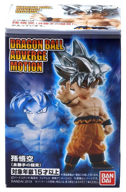 Bandai Japan Dragon Ball Adverge Motion Wave 1 Ultra Instinct Goku Mini Figure
