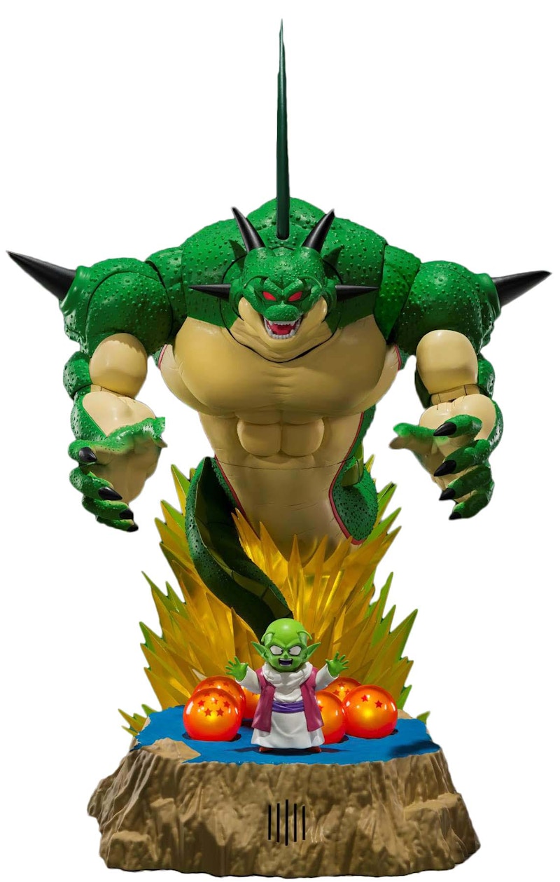 Bandai Japan Dragon Ball GT S.H. Figuarts Porunga & Dende Luminous Dragon Ball Set Come Forth, Genuine Shenron!! Action Figure