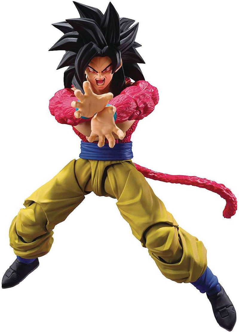 Bandai Japan Dragon Ball GT S.H. Figuarts Super Saiyan 4 Son Goku Action Figure