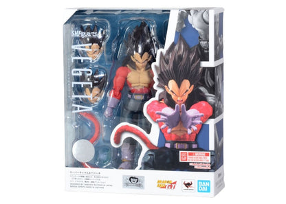 Bandai Japan Dragon Ball GT S.H. Figuarts Super Saiyan 4 Vegeta Battle Clothes Action Figure
