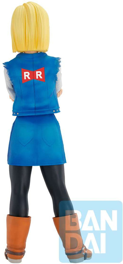 Bandai Japan Dragon Ball Ichiban Android 18 Android Fear PX Previews Exclusive Collectible PVC Figure