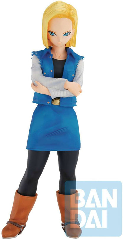 Bandai Japan Dragon Ball Ichiban Android 18 Android Fear PX Previews Exclusive Collectible PVC Figure