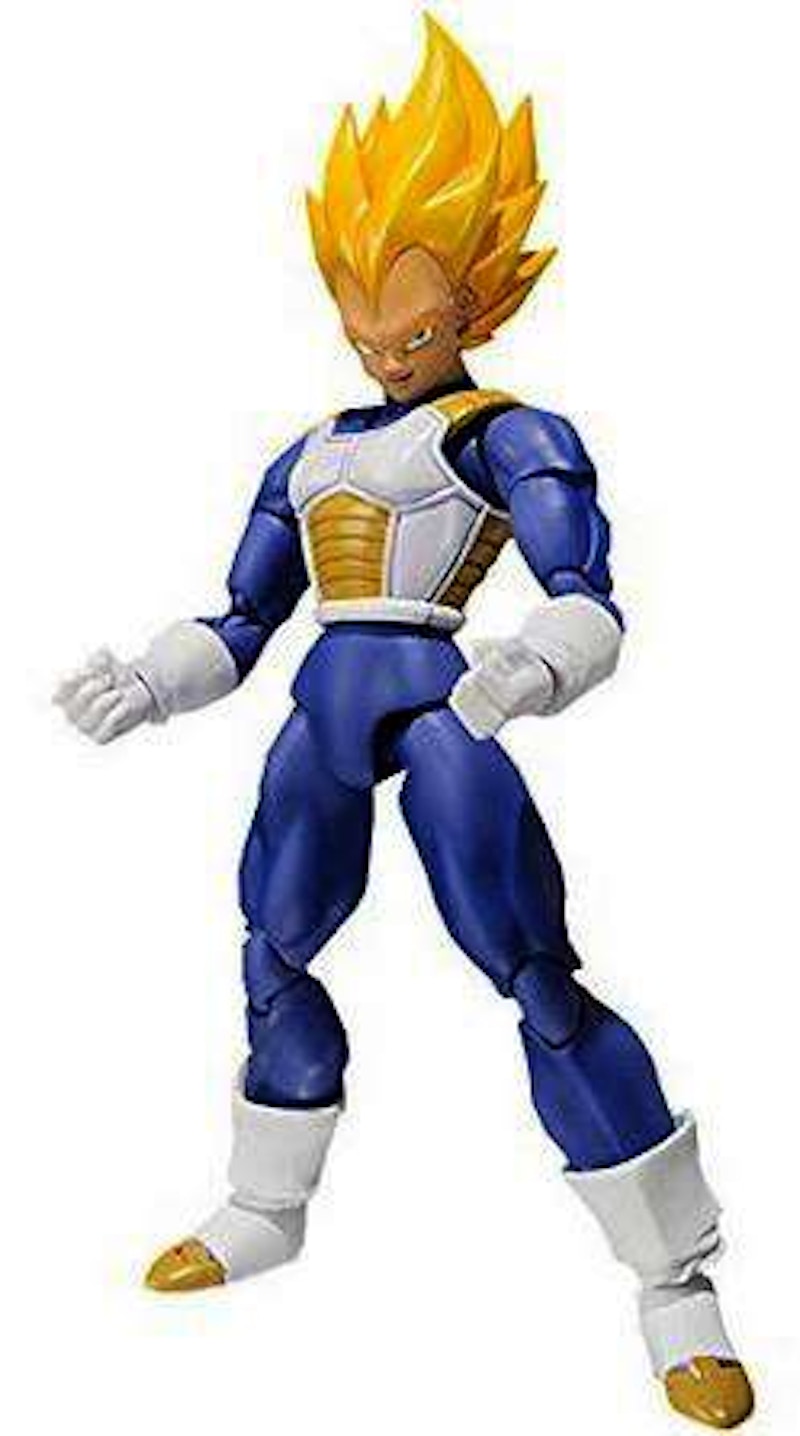 Bandai Japan Dragon Ball Z S.H. Figuarts Super Saiyan Vegeta Premium Color Edition Action Figure