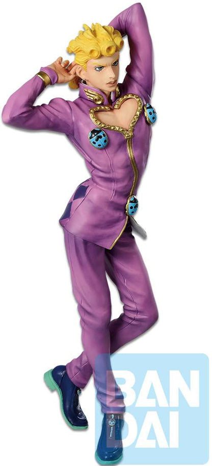 Bandai Japan Jojo's Bizzare Adventure Ichiban Giorno Giovanna Jojo's Assemble Collectible PVC Figure